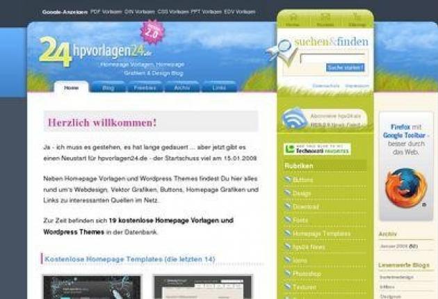 hpvorlagen24.de - (Web) Design Blog