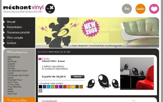 Mechant Vinyl : wall stickers