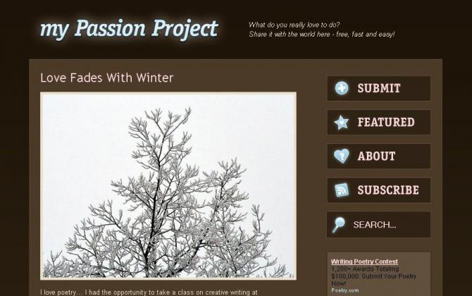 my Passion Project