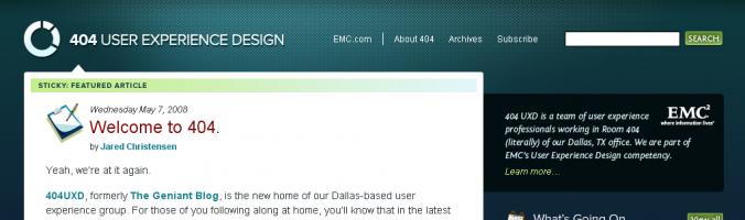 The 404 Blog