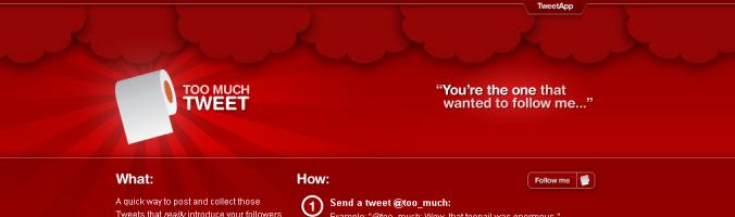 too much tweet